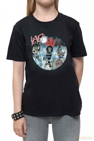 Slayer: Kids T-Shirt: Live Undead (Black) (11-12 Years)