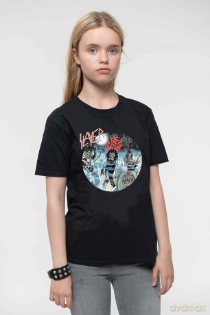Slayer: Kids T-Shirt: Live Undead (Black) (9-10 Years)