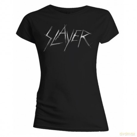 Slayer: Ladies Tee: Scratchy Logo (Small)