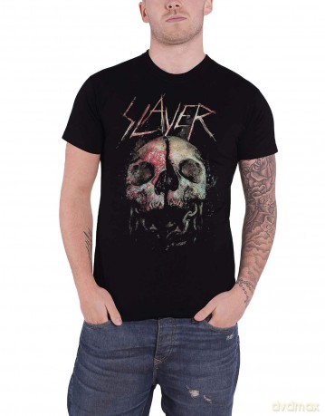 Slayer: Men's Tee: Cleaved Skull (Medium)