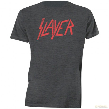 Slayer: Men's Tee: Distressed Logo (Large)
