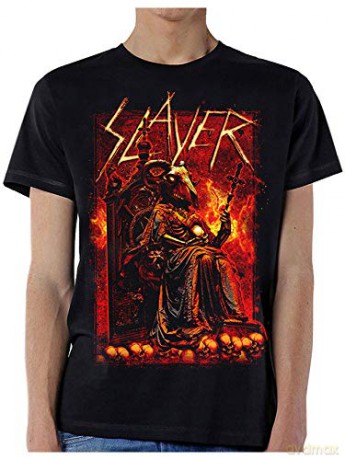Slayer: Men's Tee: Goat Skull (Small)