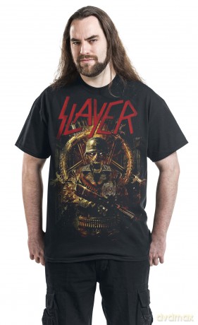 Slayer: Men's Tee: Hard Cover Comic Book (Back Print) (Small)