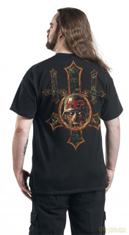 Slayer: Men's Tee: Hard Cover Comic Book (Back Print) (Small)