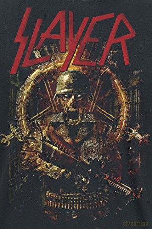Slayer: Men's Tee: Hard Cover Comic Book (Back Print) (Small)