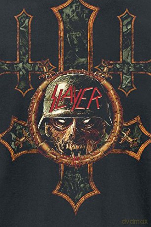 Slayer: Men's Tee: Hard Cover Comic Book (Back Print) (Small)