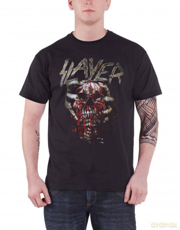 Slayer: Men's Tee: Skull Clench (Large)