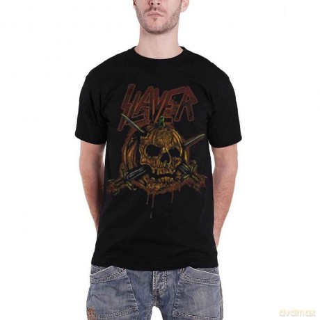 Slayer: Men's Tee: Skull Pumpkin (Medium)