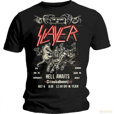 Slayer: Men's Tee: Vintage Flyer (Large)