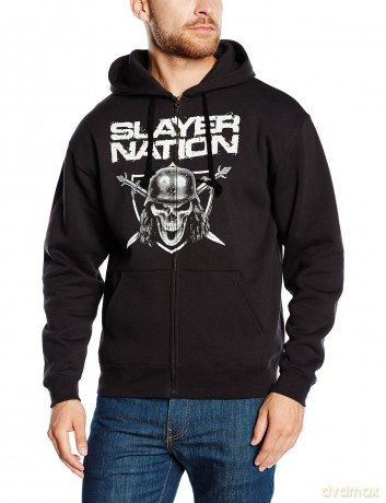 Slayer: Men's Zipped Hoodie: Nation (Medium)