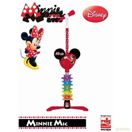 REIG Minnie Mikrofon Na Statywie [ZABAWKA]