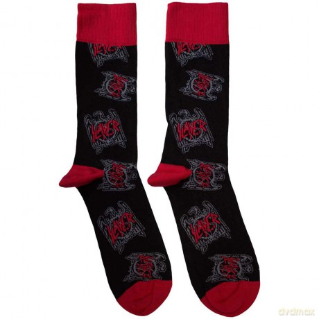 Slayer: Unisex Ankle Socks: Eagle Crest Pattern (Black) (UK Size 7 - 11)