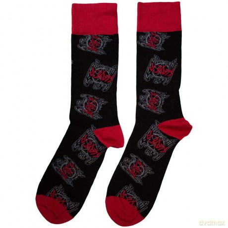 Slayer: Unisex Ankle Socks: Eagle Crest Pattern (Black) (UK Size 7 - 11)