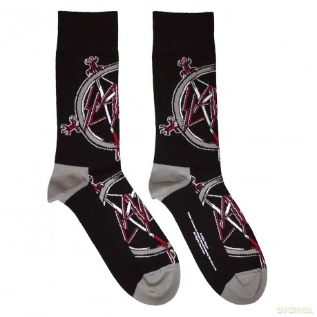 Slayer: Unisex Ankle Socks: Pentagram (Black) (UK Size 4 - 7)