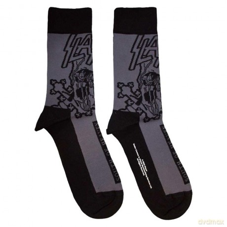 Slayer: Unisex Ankle Socks: South Of Heaven Mono (Charcoal Grey) (UK Size 7 - 11)