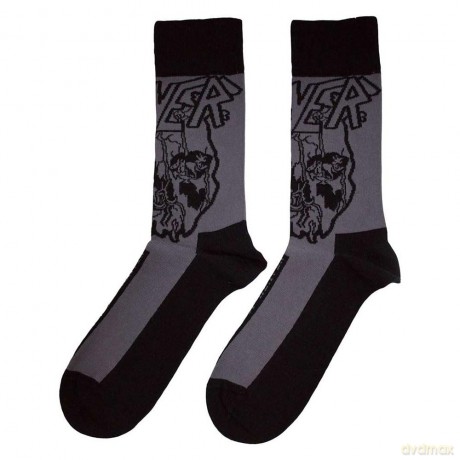 Slayer: Unisex Ankle Socks: South Of Heaven Mono (Charcoal Grey) (UK Size 7 - 11)