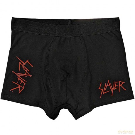 Slayer: Unisex Boxers: Scratchy Logo (Medium)