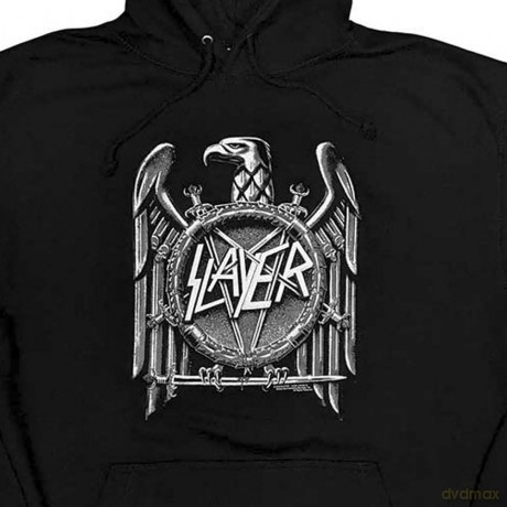 Slayer: Unisex Pullover Hoodie: High Contrast Eagle (Black) (Small)