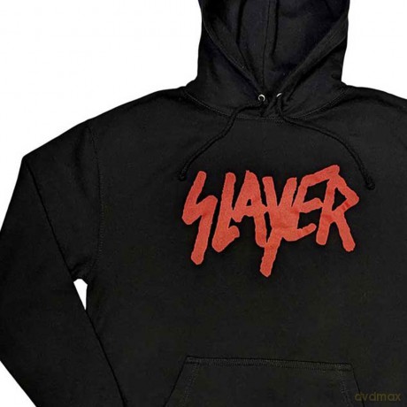 Slayer: Unisex Pullover Hoodie: Slatanic (Black) (Back Print) (Medium)