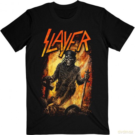 Slayer: Unisex T-Shirt: Aftermath (Black) (Large)