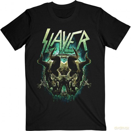 Slayer: Unisex T-Shirt: Daemonic Twin (Black) (Large)