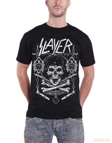 Slayer: Unisex T-Shirt: Daemonic Twin (Black) (XX-Large)