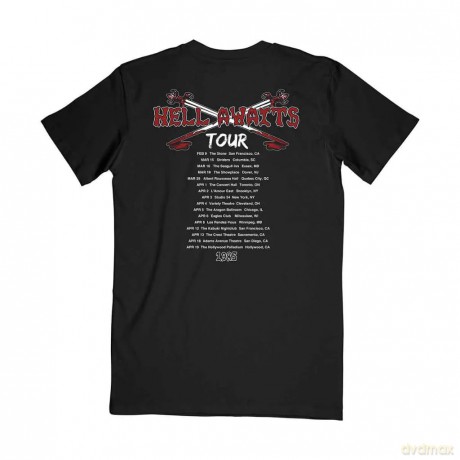 Slayer: Unisex T-Shirt: Hell Awaits Tour (Black) (Back Print) (X-Large)