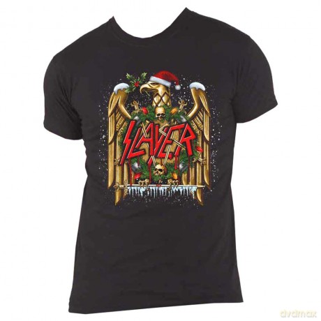 Slayer: Unisex T-Shirt: Holiday Eagle (Black) (X-Large)