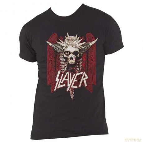 Slayer: Unisex T-Shirt: Nailed Red (Black) (Large)