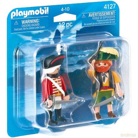 PLAYMOBIL Duo Pack Pirat i Żołnierz [KLOCKI]