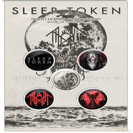 Sleep Token: Button Badge Pack: Take Me Back To Eden