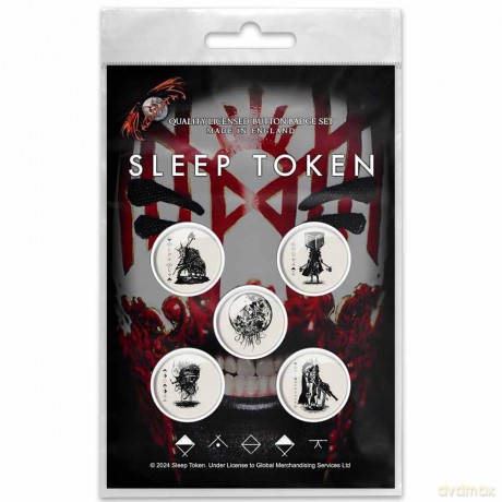 Sleep Token: Button Badge Pack: Vessel Mask