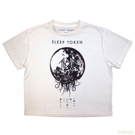 Sleep Token: Ladies Crop Top: Take Me Back To Eden (Natural) (Large)