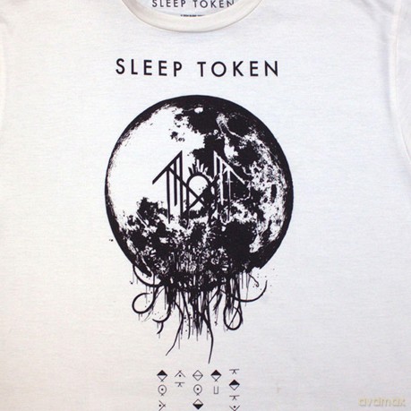 Sleep Token: Ladies Crop Top: Take Me Back To Eden (Natural) (Large)