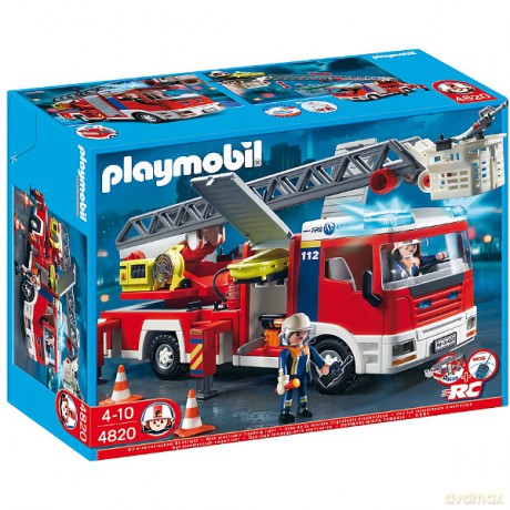 PLAYMOBIL Samochód Strażacki z Drabiną [KLOCKI]