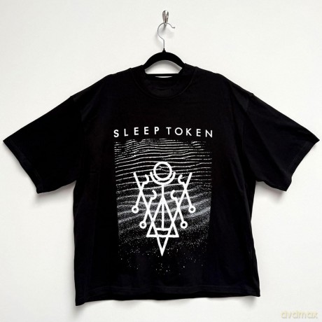 Sleep Token: Unisex Oversized Boxy T-Shirt: Give (Black) (Large)