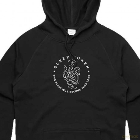 Sleep Token: Unisex Pullover Hoodie: Tomb (Black) (X-Large)