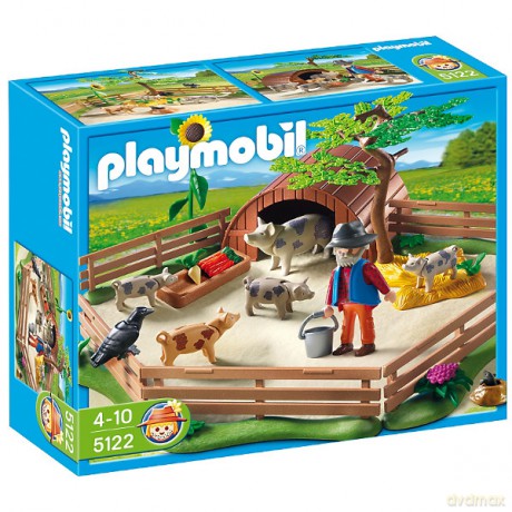 PLAYMOBIL Łaciate świnki w zagrodzie [KLOCKI]