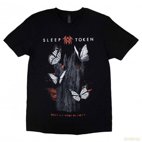 Sleep Token: Unisex T-Shirt: Butterflies (Black) (X-Large)