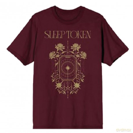 Sleep Token: Unisex T-Shirt: Caramel (Maroon Red) (Large)
