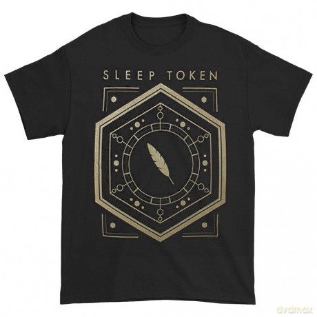 Sleep Token: Unisex T-Shirt: Emergence Feathered Host (Black) (Back Print) (Small)