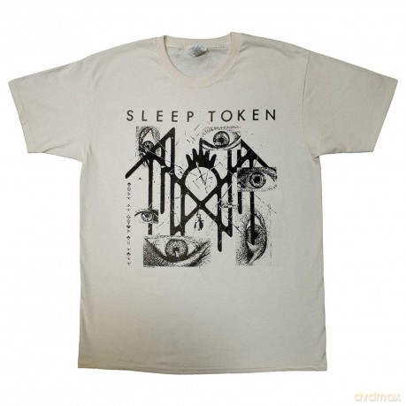 Sleep Token: Unisex T-Shirt: Eyes (Natural) (Medium)