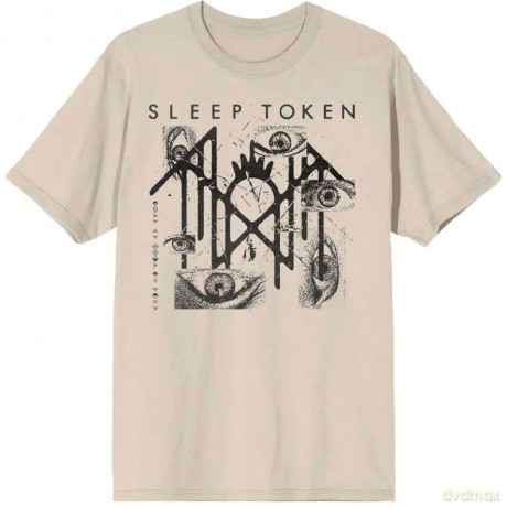 Sleep Token: Unisex T-Shirt: Eyes (Natural) (XX-Large)