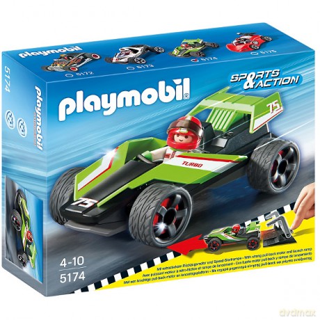 PLAYMOBIL Wyścigówka Turbo Racer [KLOCKI]