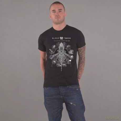 Sleep Token: Unisex T-Shirt: Tomb Whale (Black) (Medium)