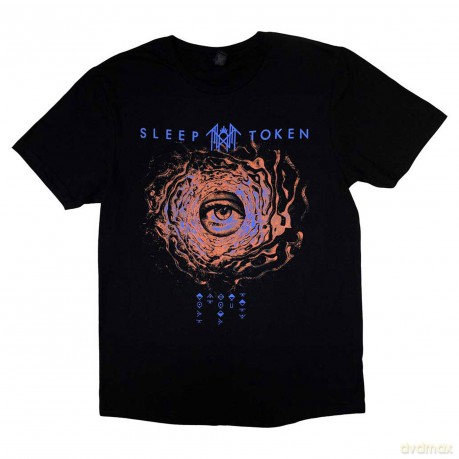 Sleep Token: Unisex T-Shirt: Vortex Eye (Black) (Small)