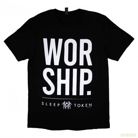 Sleep Token: Unisex T-Shirt: Worship (Black) (Back Print) (Large)