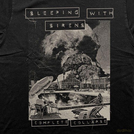 Sleeping With Sirens: Unisex T-Shirt: Complete Collapse (Black) (X-Large)