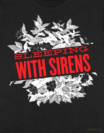 Sleeping With Sirens: Unisex T-Shirt: Floral (Black) (Large)