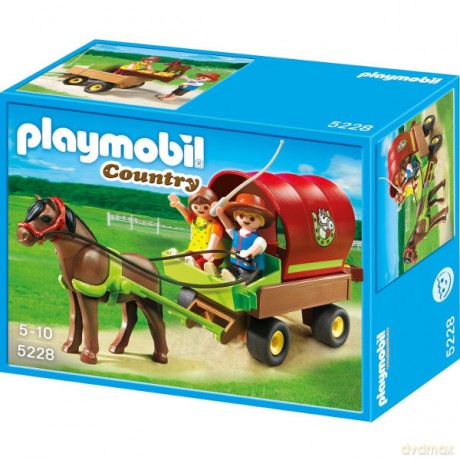 PLAYMOBIL Zaprzęg z kucykiem [KLOCKI]